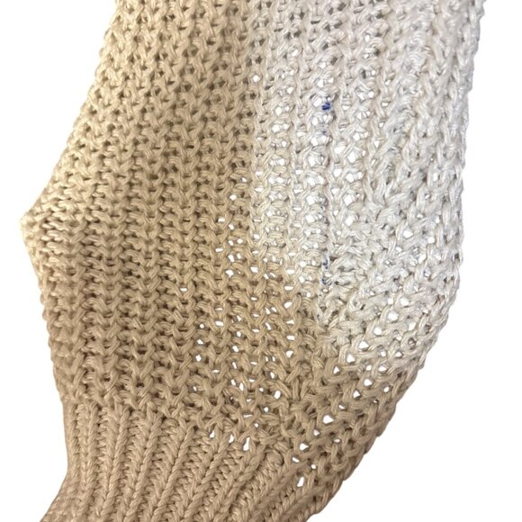 Garnet Hill Womens Button-Front Knit Cardigan Sweater M Linen & Organic Cotton B - Picture 5 of 6